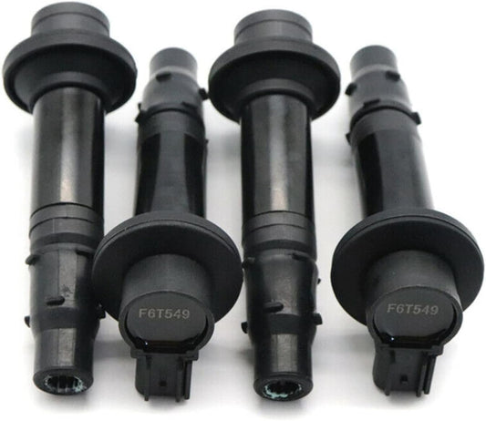 IGNITION COIL 4PCS 1999-2002 YAMAHA YZF R6 5EB823100000 F6T549 5EB-82310-00-00