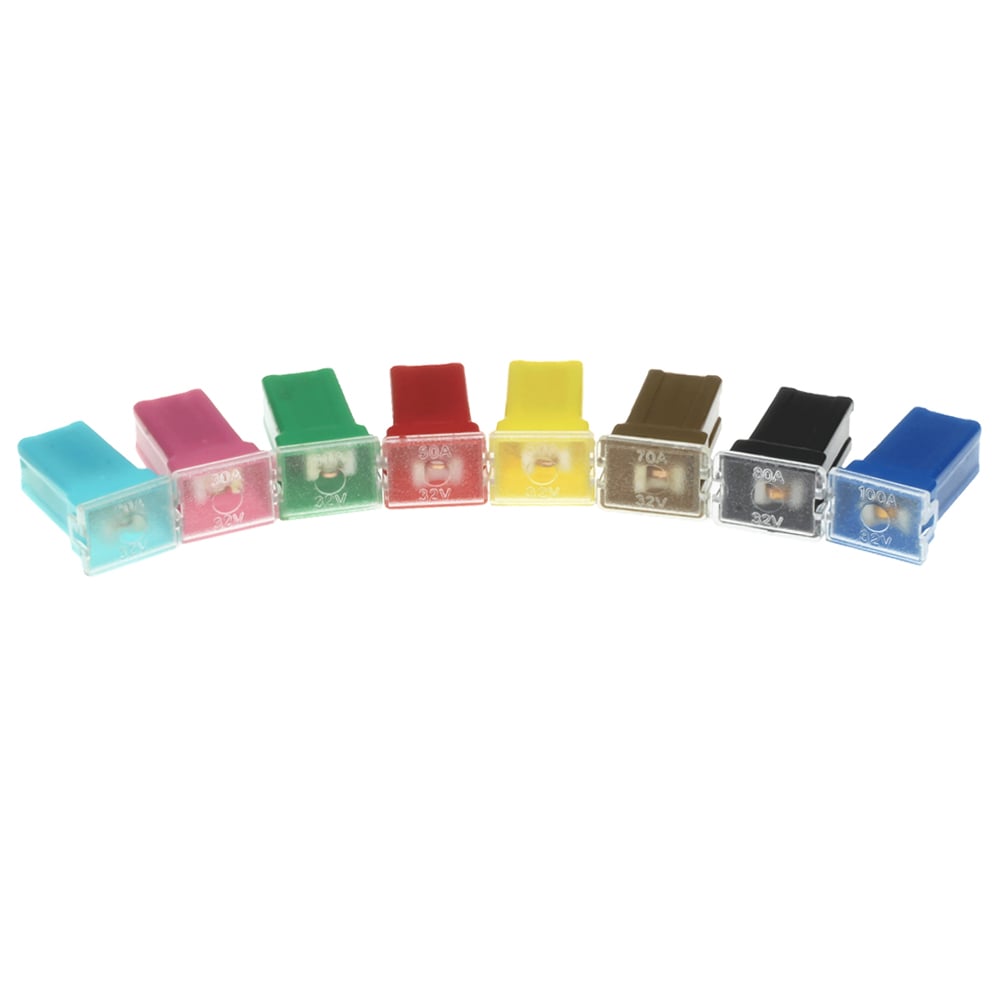 Pack of 2 Cartridge Fuses 40 Amp ATV UTV Female J Case Type