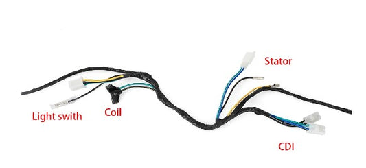 WIRING HARNESS STATOR LIGHT CDI CONNECTOR HONDA ATC 250 R 1986 32100-HB9-000