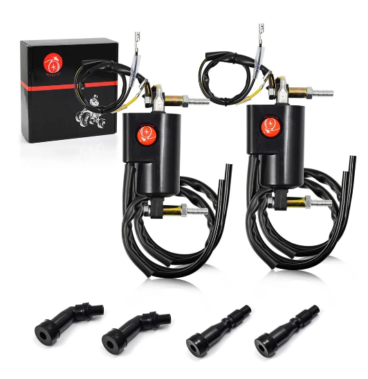 2PCS IGNITION COILS SUZUKI KAWASAKI HONDA 400 500 550 650 700 750 850 1000 1100