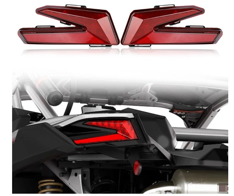 1 PAIR LED TAILLIGHT REAR LAMP FOR 20-21POLARIS RZR PRO XP