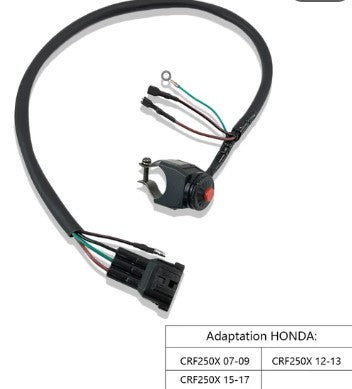 KILL SWITCH 07-09 12-13 15-17 HONDA CRF250X 35130-KSC-A10