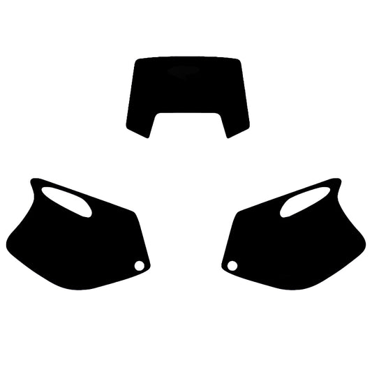 93-97 KTM EXC 2 STROKE BLACK PRECUT BACKGROUNDS, BLACKBIRD 3500/20