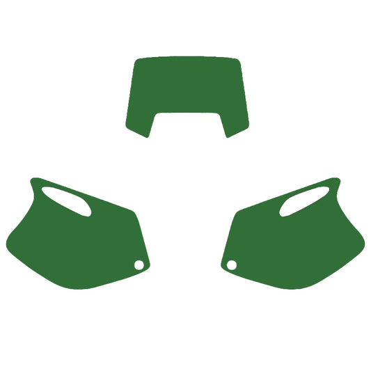 93-97 KTM EXC 2 STROKE GREEN PRECUT BACKGROUNDS, BLACKBIRD 3500/30