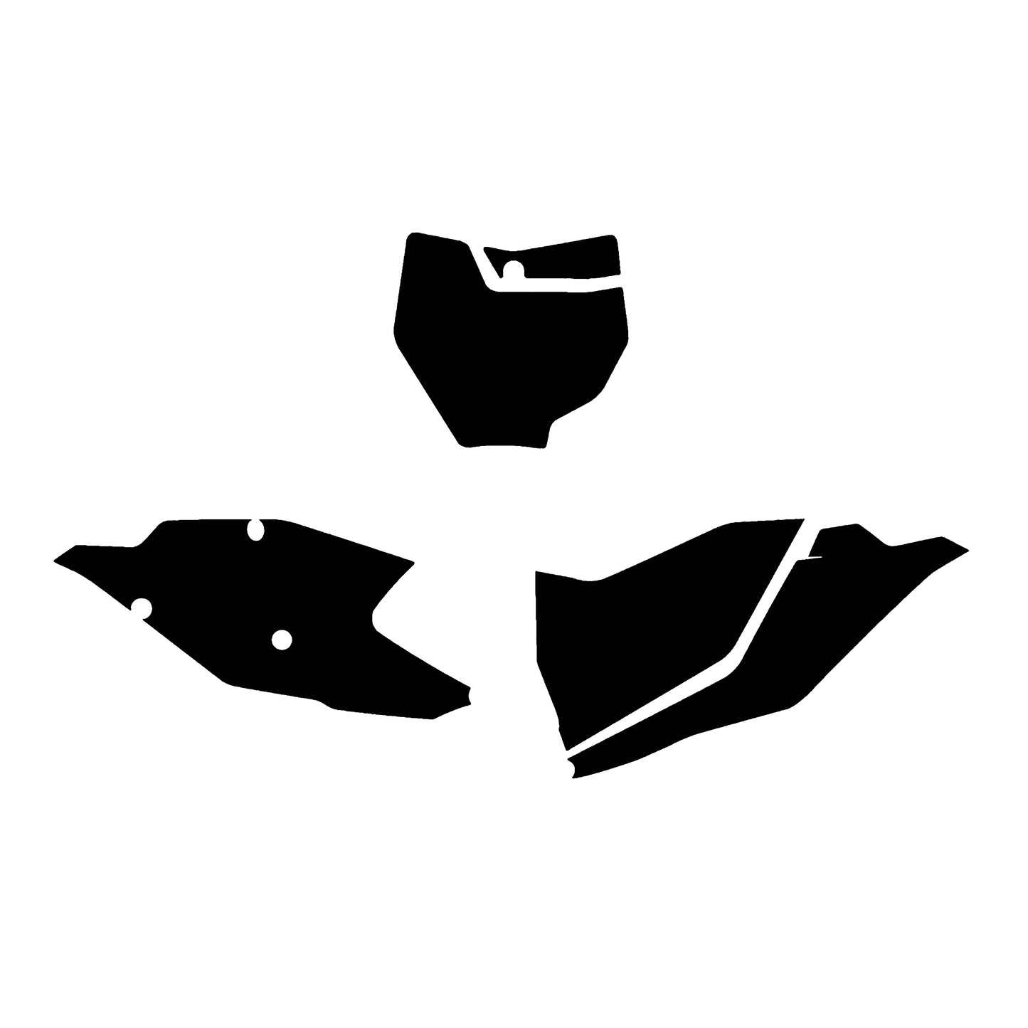 16-17 KTM SX-SXF BACKGROUNDS, BLACK BLACKBIRD 3523/20