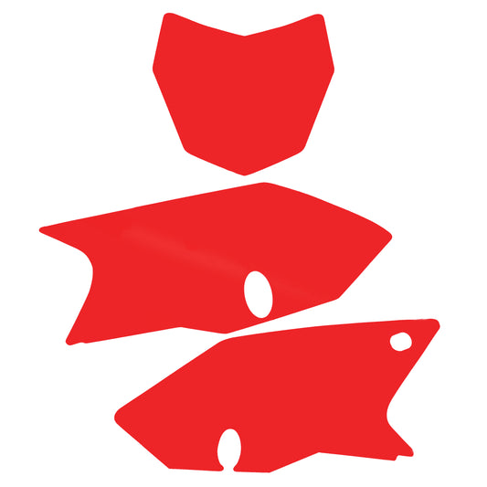 FANTIC XXF 2022 PRE CUTS, BLACKBIRD 3F03/60 RED, NUMBER BOARD BACKGROUNDS