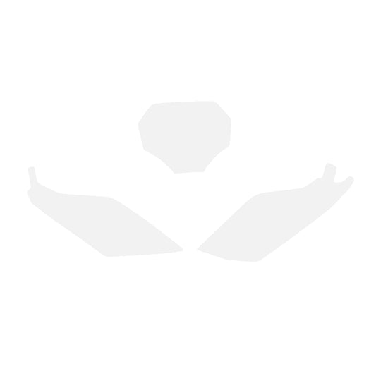 YZ450F 2023 YAMAHA PRE CUT, BLACKBIRD 3233/10 WHITE, NUMBER BOARD BACKGROUNDS