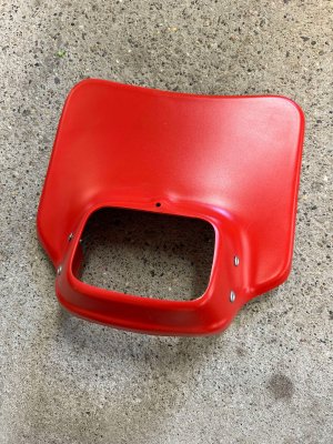 1981 1982 Honda XR 200R 250R 500R Headlight Holder - Red