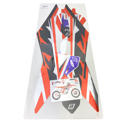 25-26 KTM SX/SXF DREAM 5 CHROME EFX GRAPHICS, BLACKBIRD 2552ABCRO