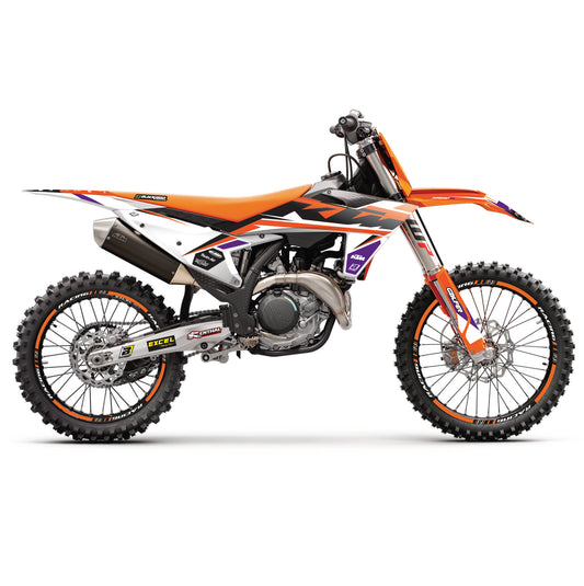 23-24 SX/SXF 24-25 EXC, KTM DREAM 5 BLACKBIRD DECAL KIT, 2548AB