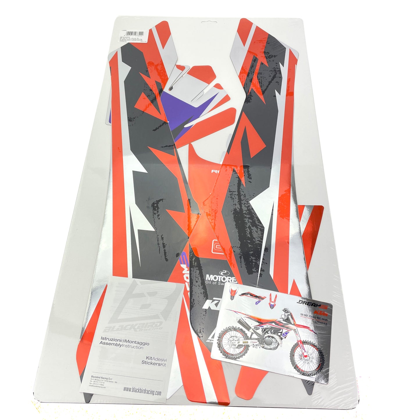23-24 SX/SXF 24-25 EXC, KTM DREAM 5 CHROME EFX GRAPHICS, BLACKBIRD 2548ABCRO