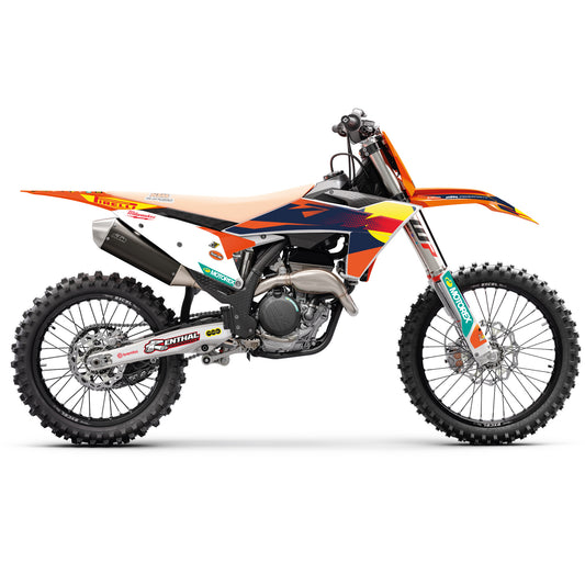 23-24 SX/SXF 24-25 EXC, KTM FACTORY BLACKBIRD DECAL KIT, 2548R23