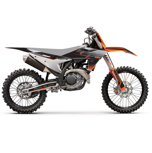 23-24 SX/SXF 24-25 EXC, KTM MATT BLACK BLACKBIRD DECAL KIT, 2548Y