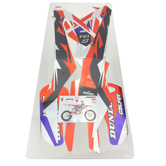18-24 KTM 85 DREAM 5 CHROME EFX GRAPHICS, BLACKBIRD 2545ABCRO
