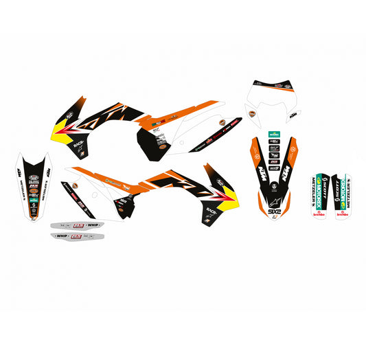 SX SXF KTM TROPHY DECAL KIT, BLACKBIRD 2538R22 DECAL KIT