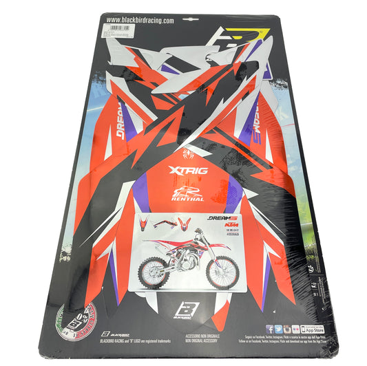 2013-17 SX85 KTM DREAM 5 CHROME EFX GRAPHICS, BLACKBIRD 2539ABCRO