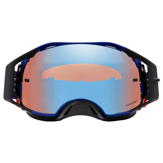 OAKLEY AIRBRAKE MX MOTO BLUE B1B BLUE/BLUE, PRIZM MX SAPPHIRE IRIDIUM LENS
