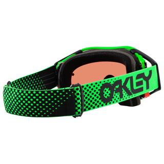 OAKLEY AIRBRAKE MX MOTO GREEN B1B GREEN/GREEN, PRIZM MX JADE IRIDIUM LENS