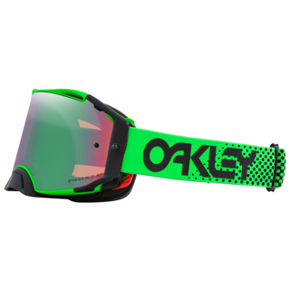 OAKLEY AIRBRAKE MX MOTO GREEN B1B GREEN/GREEN, PRIZM MX JADE IRIDIUM LENS