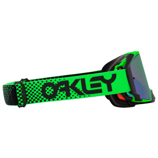 OAKLEY AIRBRAKE MX MOTO GREEN B1B GREEN/GREEN, PRIZM MX JADE IRIDIUM LENS