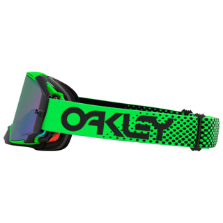 OAKLEY AIRBRAKE MX MOTO GREEN B1B GREEN/GREEN, PRIZM MX JADE IRIDIUM LENS