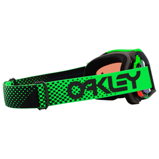 OAKLEY AIRBRAKE MX MOTO GREEN B1B GREEN/GREEN, PRIZM MX JADE IRIDIUM LENS