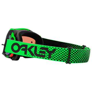 OAKLEY AIRBRAKE MX MOTO GREEN B1B GREEN/GREEN, PRIZM MX JADE IRIDIUM LENS