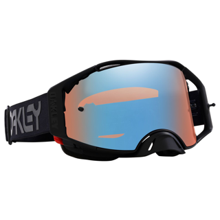 OAKLEY AIRBRAKE MX B1B BLACKOUT BLACK/BLUE, PRIZM MX SAPPHIRE LENS