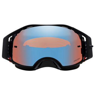 OAKLEY AIRBRAKE MX B1B BLACKOUT BLACK/BLUE, PRIZM MX SAPPHIRE LENS
