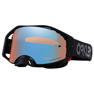 OAKLEY AIRBRAKE MX B1B BLACKOUT BLACK/BLUE, PRIZM MX SAPPHIRE LENS