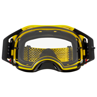 OAKLEY AIRBRAKE MX MOTO YELLOW YELLOW/CLEAR, CLEAR LENS
