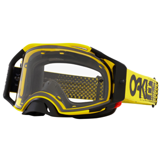 OAKLEY AIRBRAKE MX MOTO YELLOW YELLOW/CLEAR, CLEAR LENS