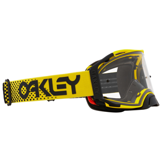 OAKLEY AIRBRAKE MX MOTO YELLOW YELLOW/CLEAR, CLEAR LENS