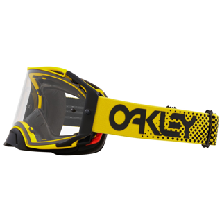 OAKLEY AIRBRAKE MX MOTO YELLOW YELLOW/CLEAR, CLEAR LENS