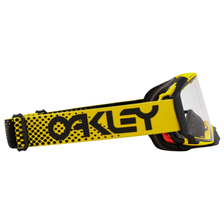 OAKLEY AIRBRAKE MX MOTO YELLOW YELLOW/CLEAR, CLEAR LENS