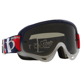 OAKLEY O-FRAME MX TROY LEE DESIGN RWB STARS BLUE/DARK SMOKE, DARK GREY LENS