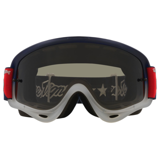 OAKLEY O-FRAME MX TROY LEE DESIGN RWB STARS BLUE/DARK SMOKE, DARK GREY LENS