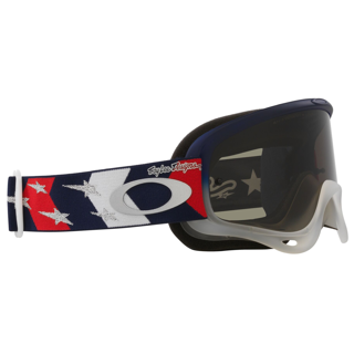 OAKLEY O-FRAME MX TROY LEE DESIGN RWB STARS BLUE/DARK SMOKE, DARK GREY LENS