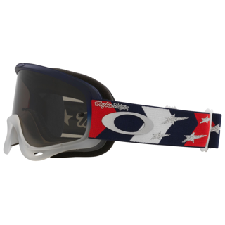 OAKLEY O-FRAME MX TROY LEE DESIGN RWB STARS BLUE/DARK SMOKE, DARK GREY LENS