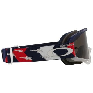 OAKLEY O-FRAME MX TROY LEE DESIGN RWB STARS BLUE/DARK SMOKE, DARK GREY LENS