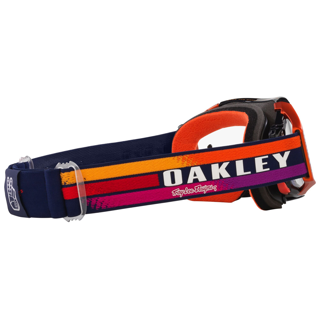 OAKLEY AIRBRAKE MX TROY LEE DESIGN NAVY SUNRISE NAVY/CLEAR, CLEAR LENS