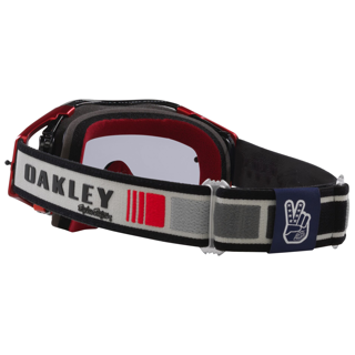 OAKLEY AIRBRAKE MX TROY LEE DESIGN GREY BLOCKS, LIGHT GREY LENS