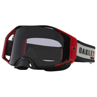 OAKLEY AIRBRAKE MX TROY LEE DESIGN GREY BLOCKS, LIGHT GREY LENS