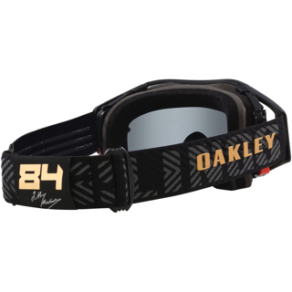 OAKLEY AIRBRAKE MX HERLINGS SIGNATURE BLACK/GOLD, 24K IRIDIUM LENS