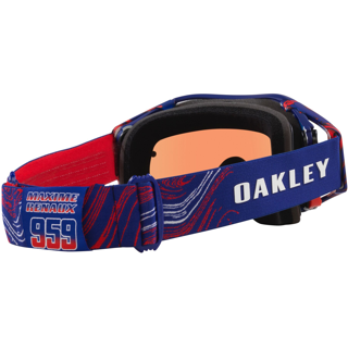 OAKLEY AIRBRAKE MX RENAUX SIGNATURE BLUE/RED, PRIZM MX TORCH IRIDIUM LENS
