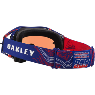 OAKLEY AIRBRAKE MX RENAUX SIGNATURE BLUE/RED, PRIZM MX TORCH IRIDIUM LENS