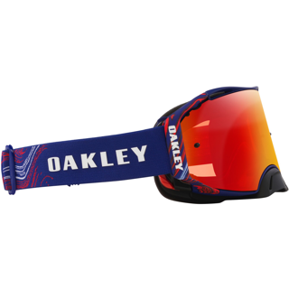 OAKLEY AIRBRAKE MX RENAUX SIGNATURE BLUE/RED, PRIZM MX TORCH IRIDIUM LENS