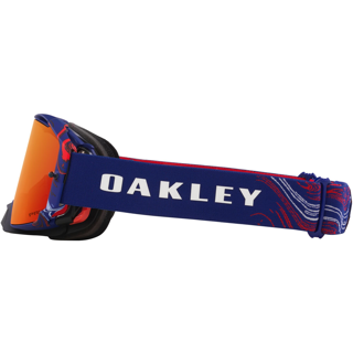 OAKLEY AIRBRAKE MX RENAUX SIGNATURE BLUE/RED, PRIZM MX TORCH IRIDIUM LENS
