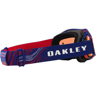 OAKLEY AIRBRAKE MX RENAUX SIGNATURE BLUE/RED, PRIZM MX TORCH IRIDIUM LENS