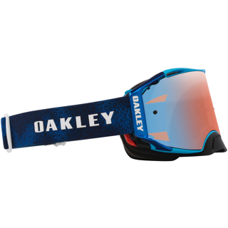 OAKLEY AIRBRAKE MX SEXTON SIGNATURE BLUE/BLUE, PRIZM MX SAPPHIRE LENS